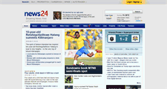 Desktop Screenshot of news24.com