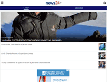 Tablet Screenshot of news24.com