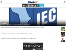 Tablet Screenshot of isizulu.news24.com