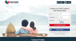 Desktop Screenshot of love2meet.news24.com